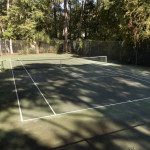 On site tennis