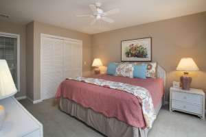 King bed in master
